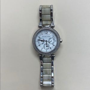 Michael Kors mother of pearl watch